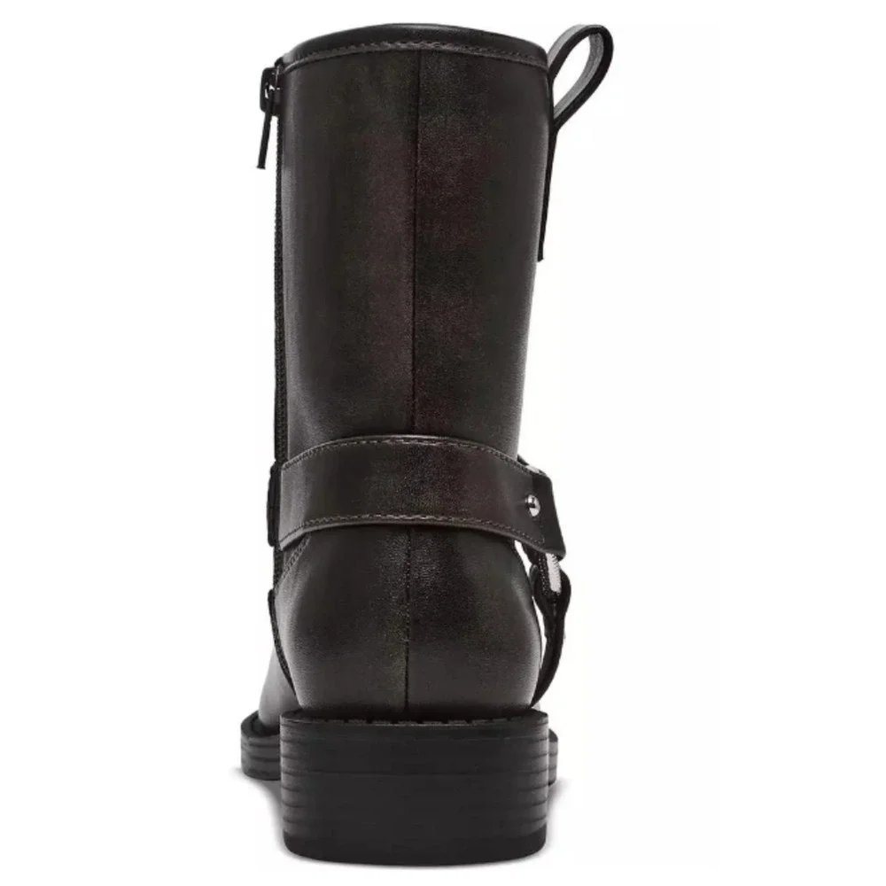 NEW DV Dolce Vita Women's Poca Harness-Strap Moto Booties Dusk Size 7M